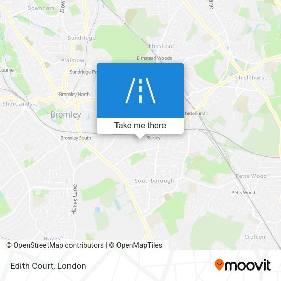 Edith Court map