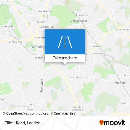 Elliott Road map