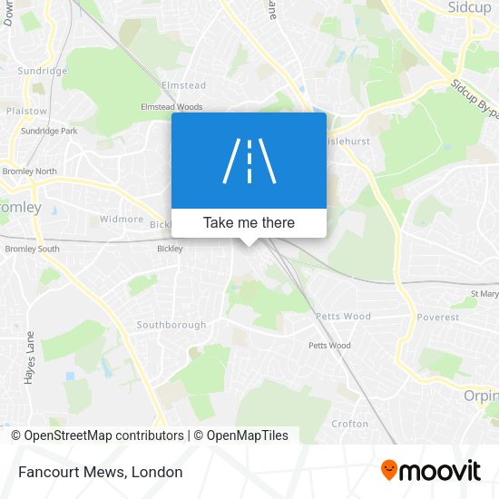Fancourt Mews map