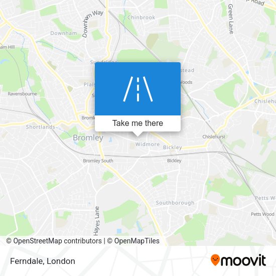 Ferndale map