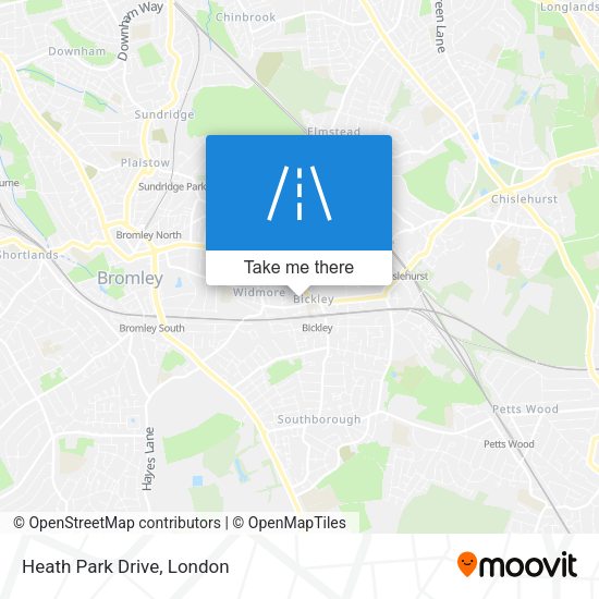 Heath Park Drive map