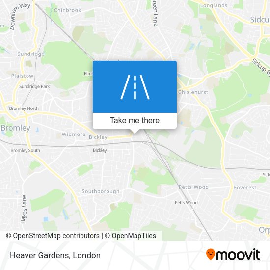 Heaver Gardens map