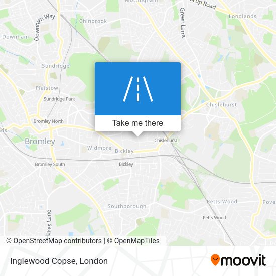 Inglewood Copse map