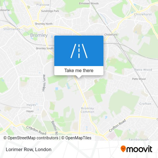 Lorimer Row map