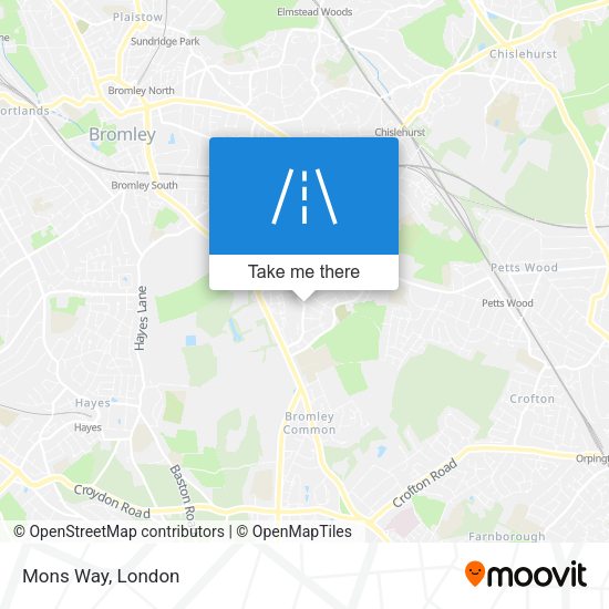 Mons Way map