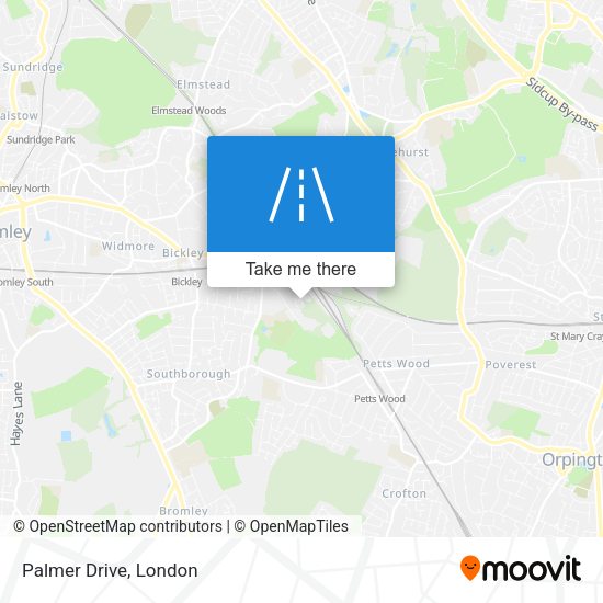 Palmer Drive map