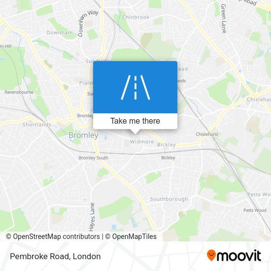 Pembroke Road map