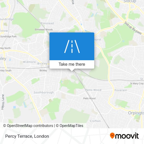 Percy Terrace map