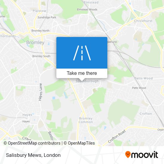 Salisbury Mews map