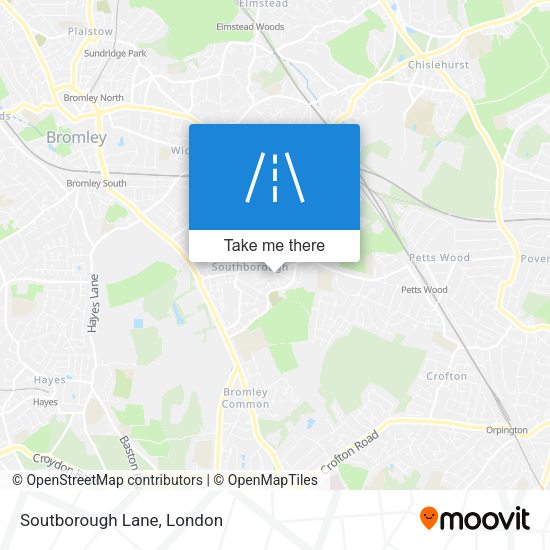 Soutborough Lane map