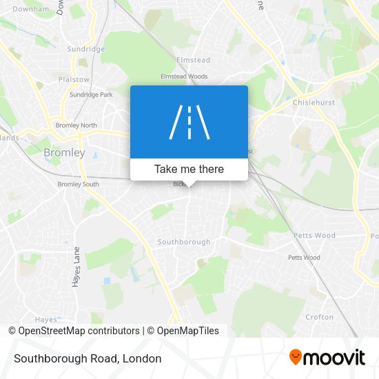 Southborough Road map