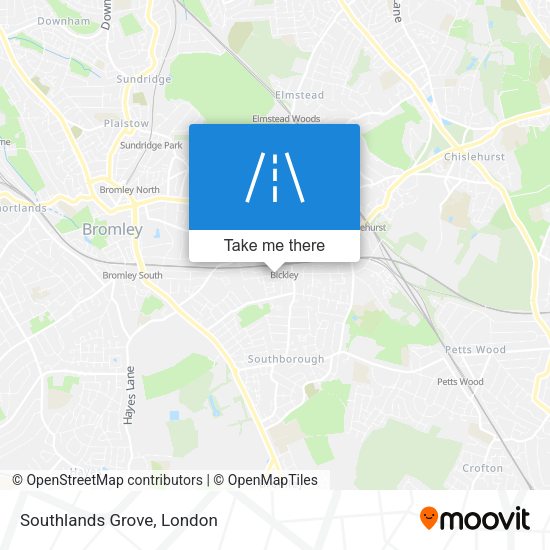 Southlands Grove map