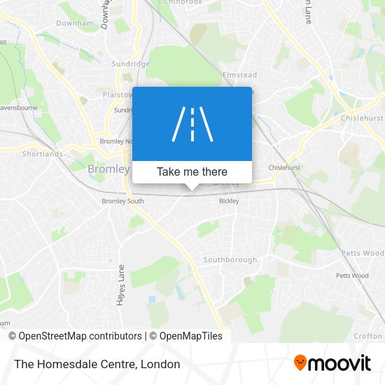 The Homesdale Centre map