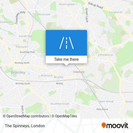 The Spinneys map