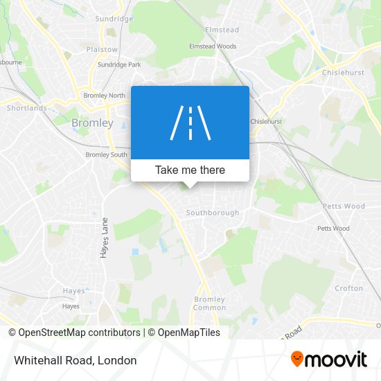 Whitehall Road map