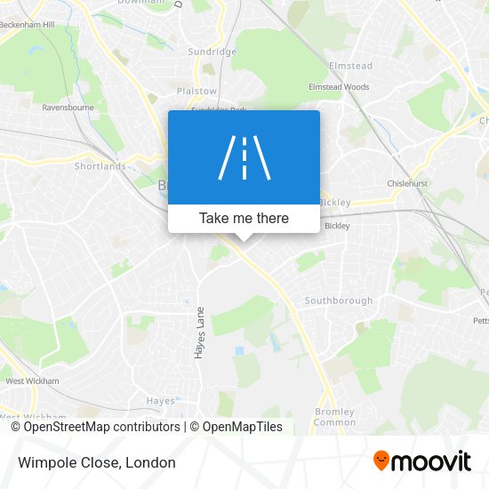 Wimpole Close map