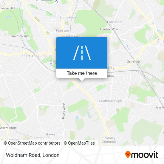 Woldham Road map