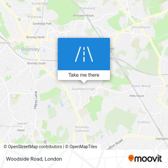Woodside Road map