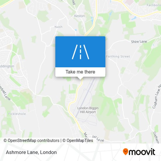 Ashmore Lane map