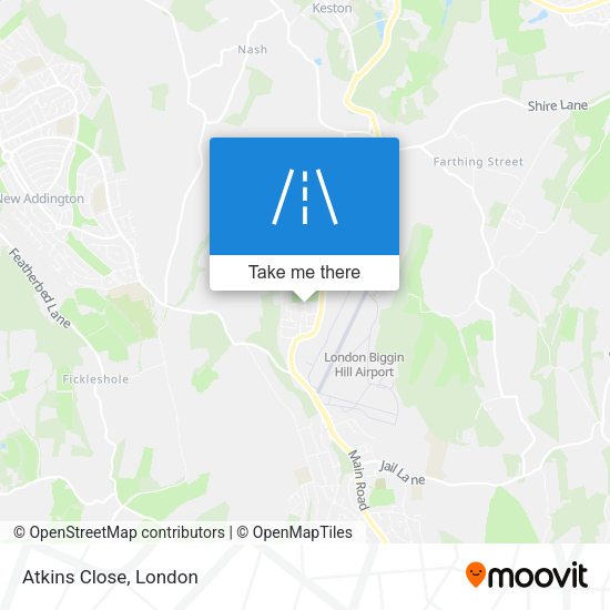 Atkins Close map
