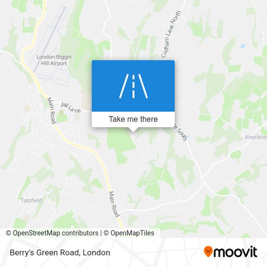 Berry's Green Road map