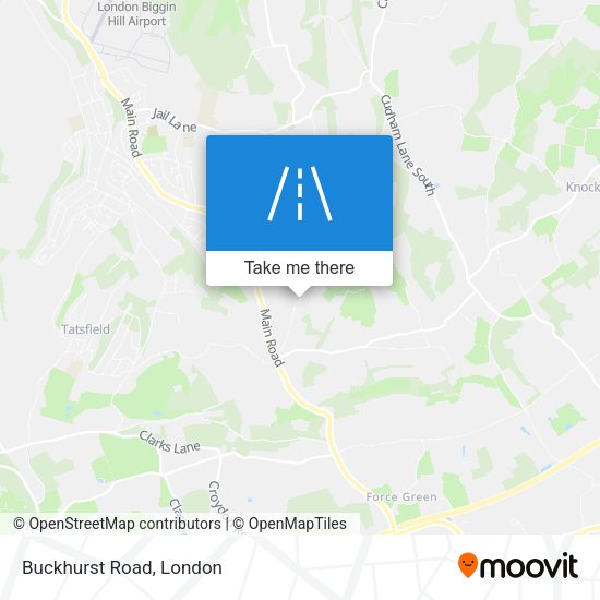 Buckhurst Road map