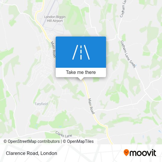 Clarence Road map