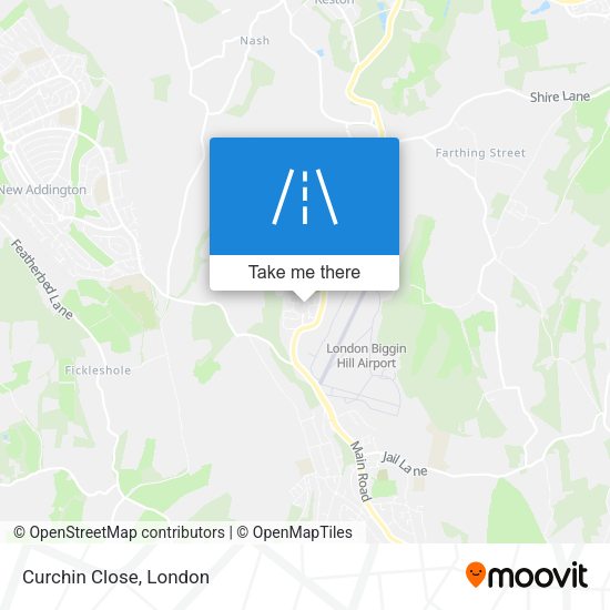 Curchin Close map
