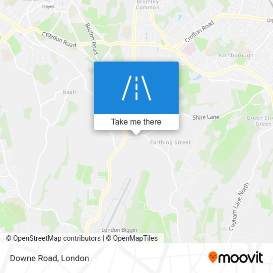 Downe Road map