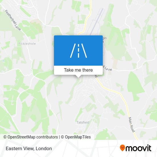 Eastern View map