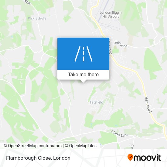 Flamborough Close map