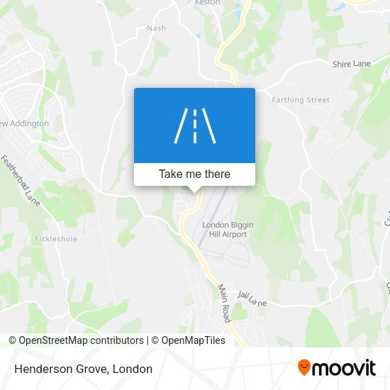 Henderson Grove map