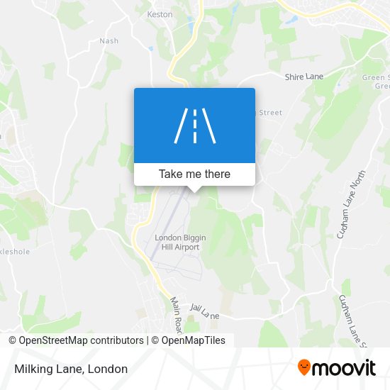 Milking Lane map