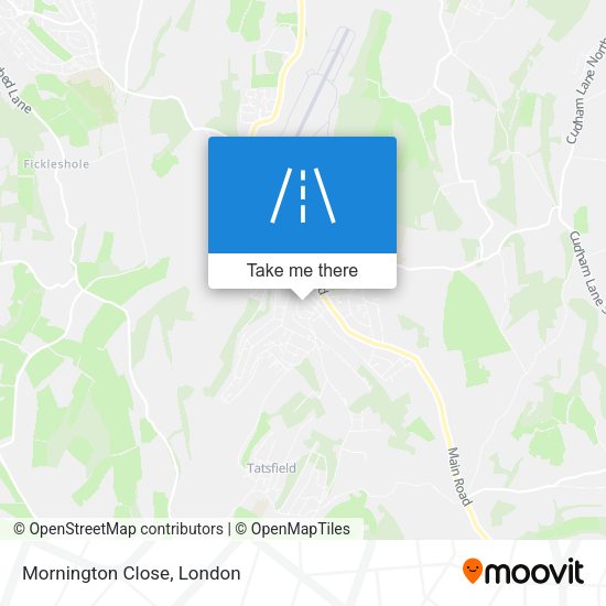 Mornington Close map
