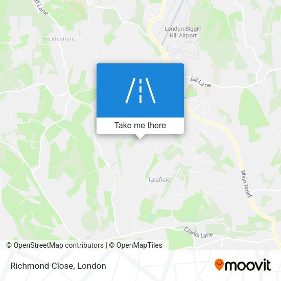 Richmond Close map