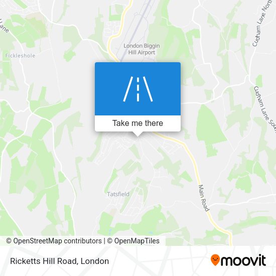 Ricketts Hill Road map