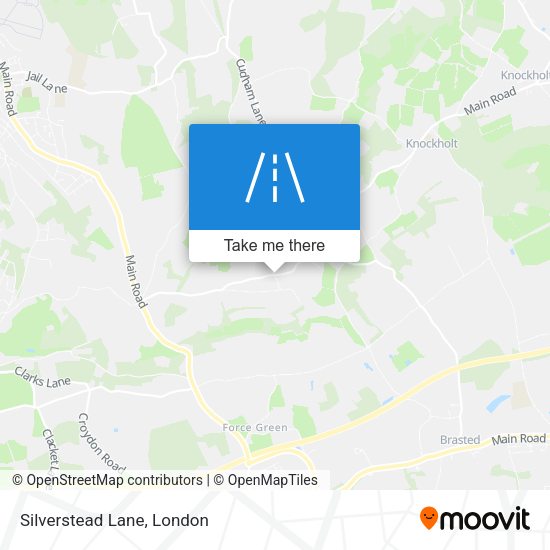 Silverstead Lane map