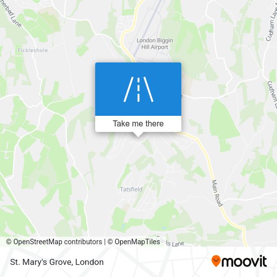 St. Mary's Grove map