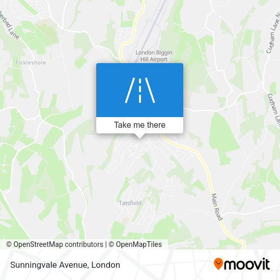 Sunningvale Avenue map
