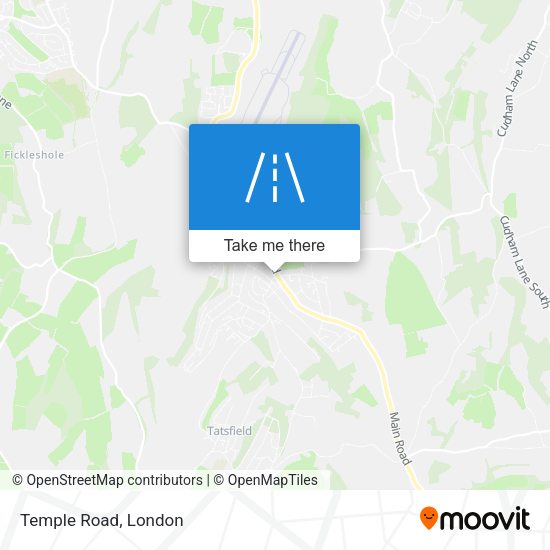 Temple Road map