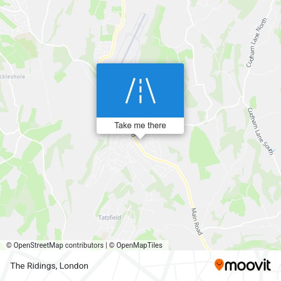 The Ridings map