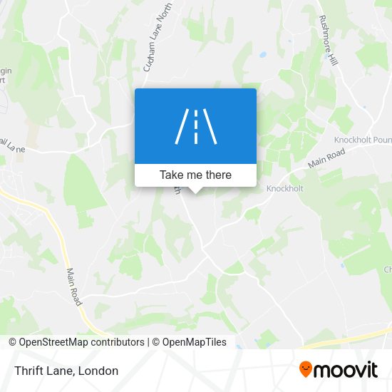 Thrift Lane map