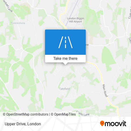 Upper Drive map