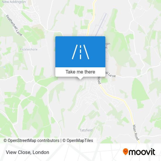 View Close map