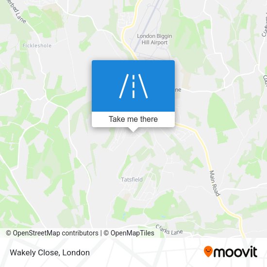 Wakely Close map