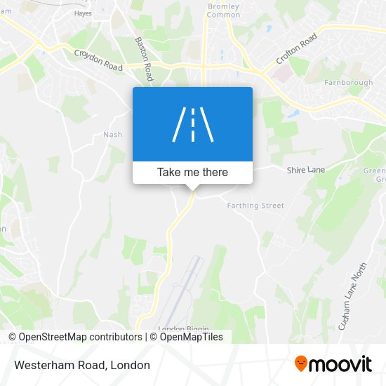 Westerham Road map