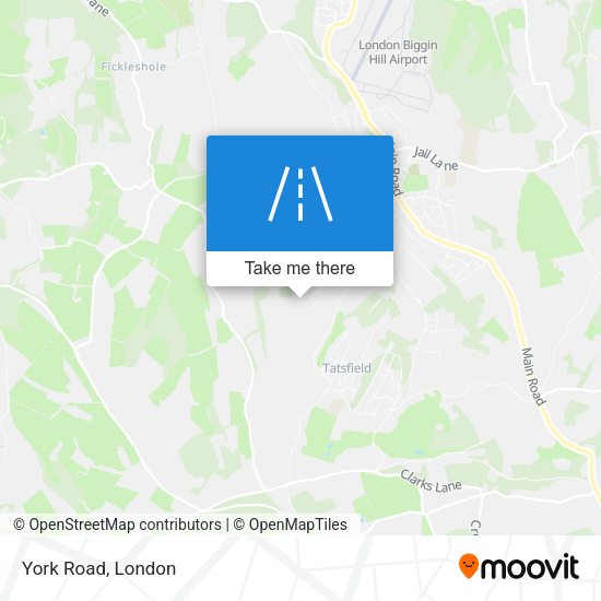 York Road map