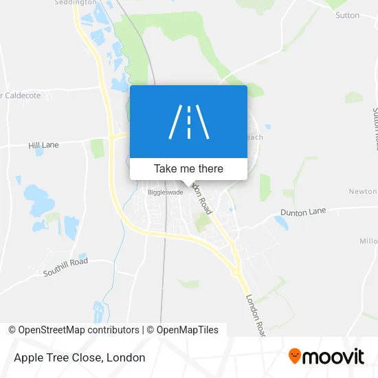 Apple Tree Close map