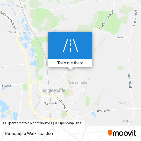 Barnstaple Walk map