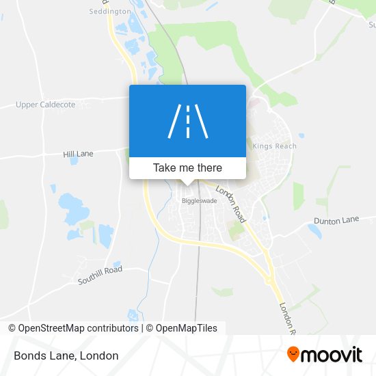 Bonds Lane map